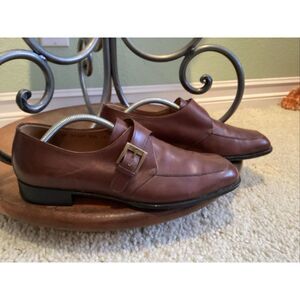 Salvatore Ferragamo Brown Leather Loafers